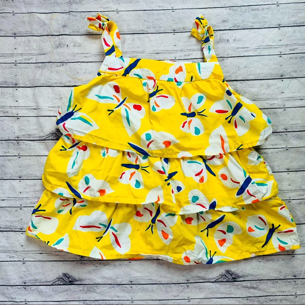 Hanna Andersson Butterfly Tiered Tank Top